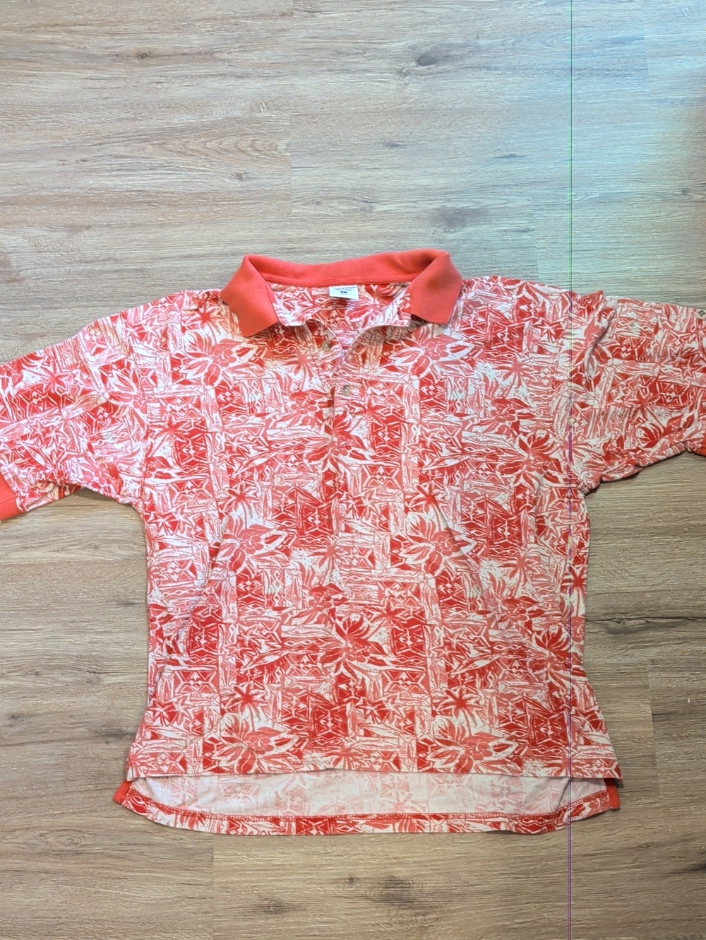 Columbia Men's - Red Floral Polo